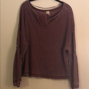 Free People Dahlia Thermal Tunic Top